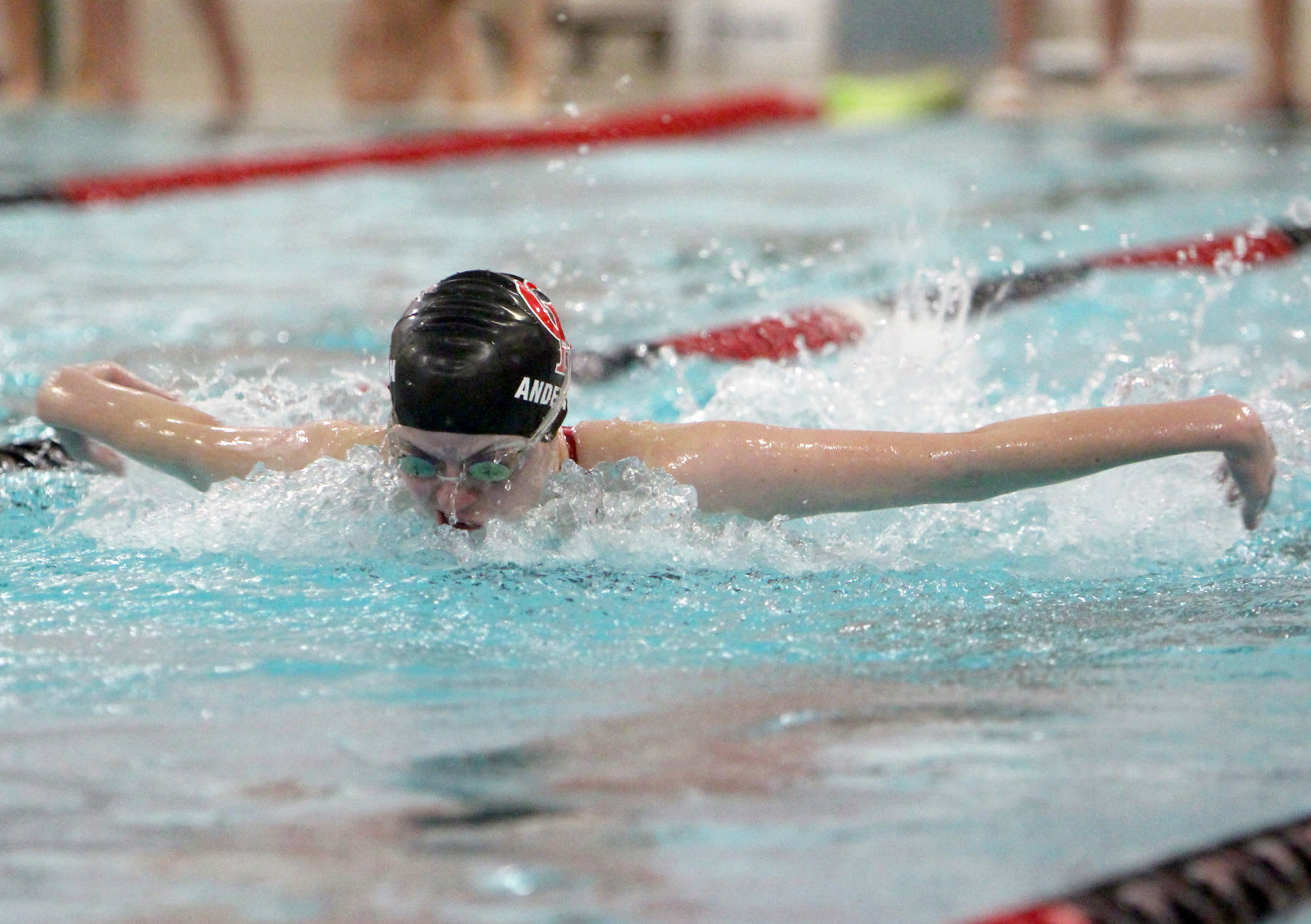 Hudson at Chi-Hi girls swimming 9-10-19
